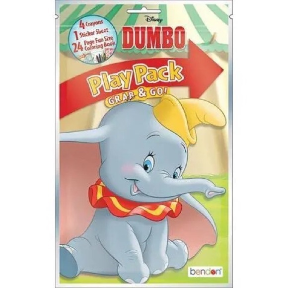 🐘 DISNEY DUMBO PLAY PACK SET 🐘 - Picture 1 of 7